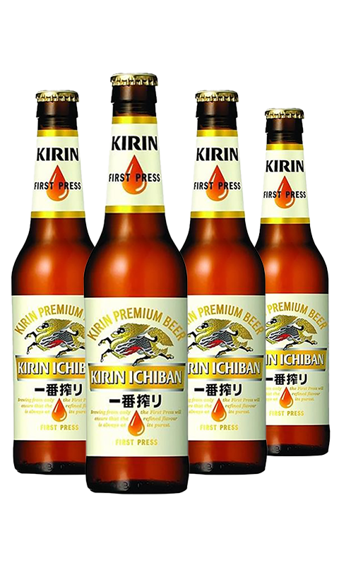 רביעיית בירה קירין יפנית 330 מ"ל  